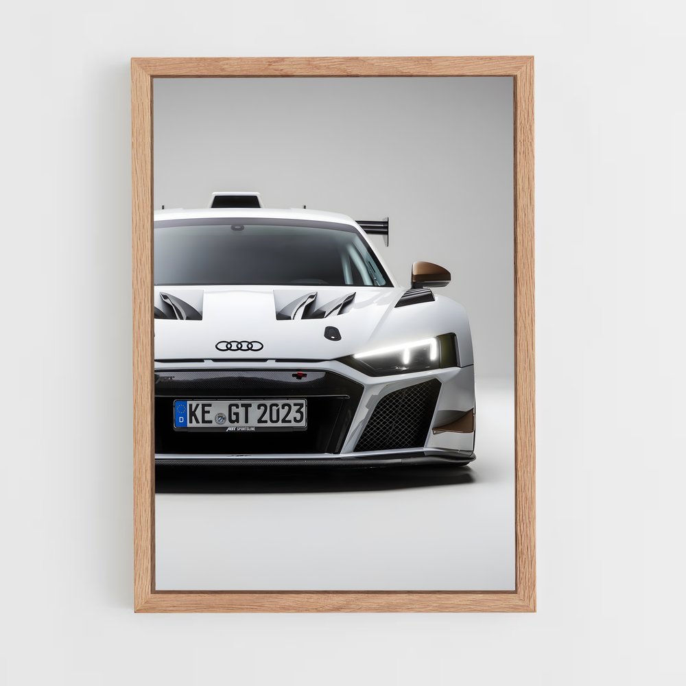 Poster Audi R1 Prototype (vue 4)